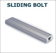 Sliding bolt track